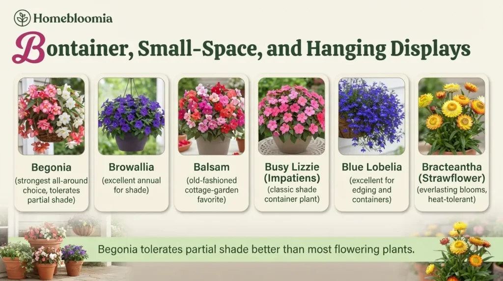 Container, Small-Space, and Hanging Displays