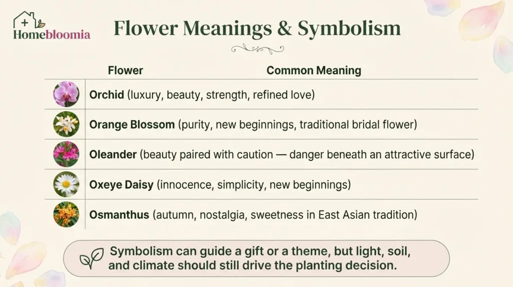 Flower Meanings & Symbolism