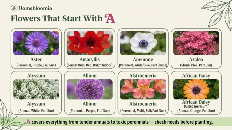 Flowers That Start With A