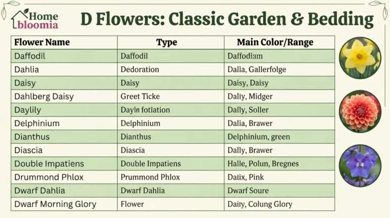 Flowers That Start With D
