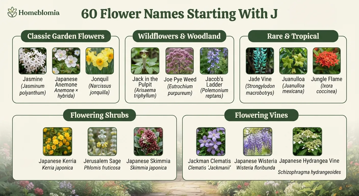 Flowers That Start With J