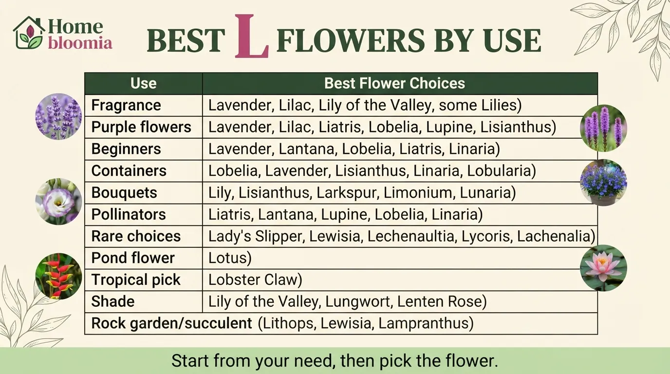 Flowers That Start With L