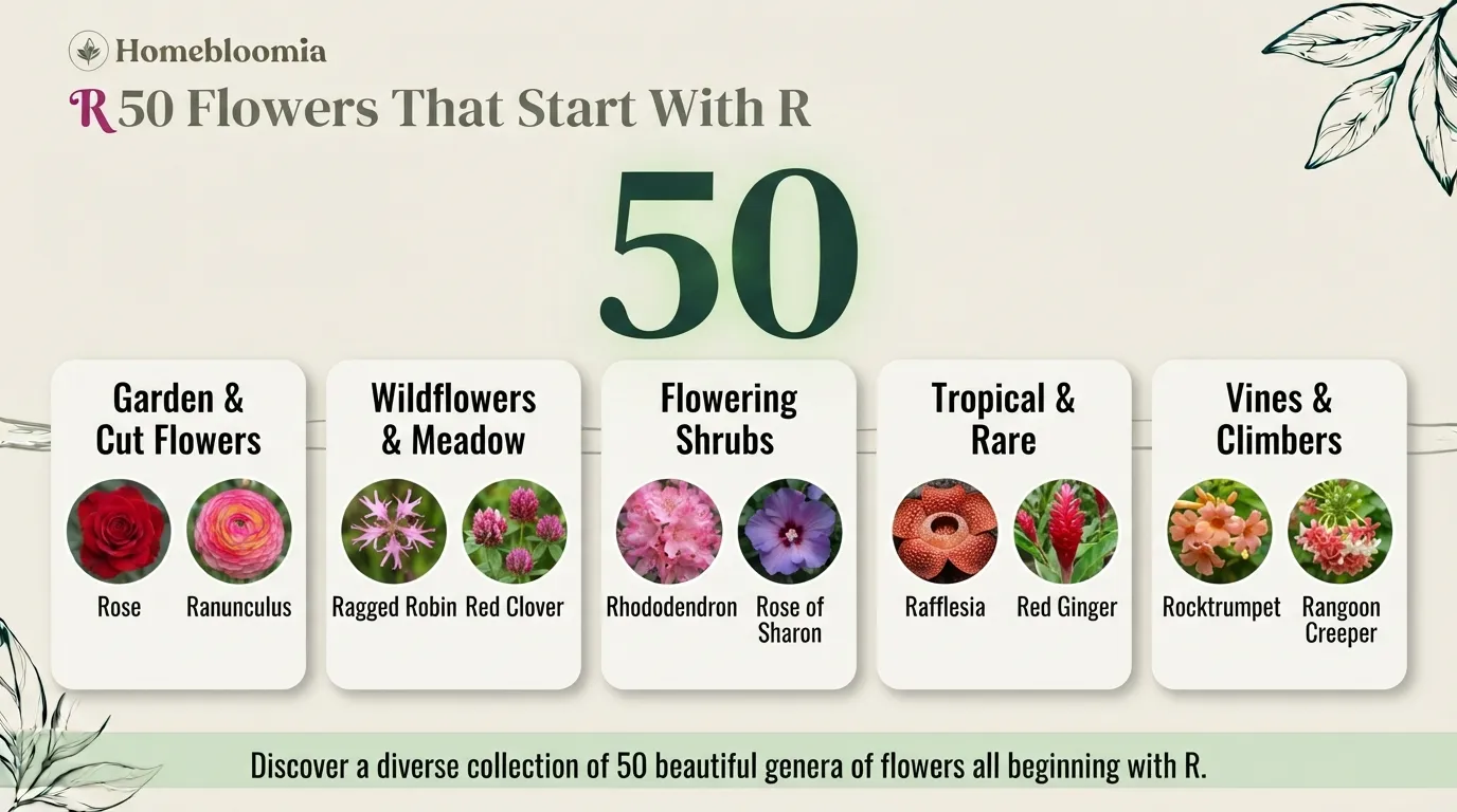 Flowers That Start With R