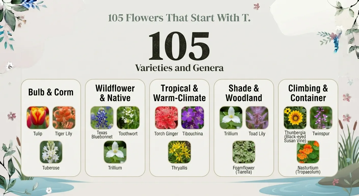 Flowers That Start With T