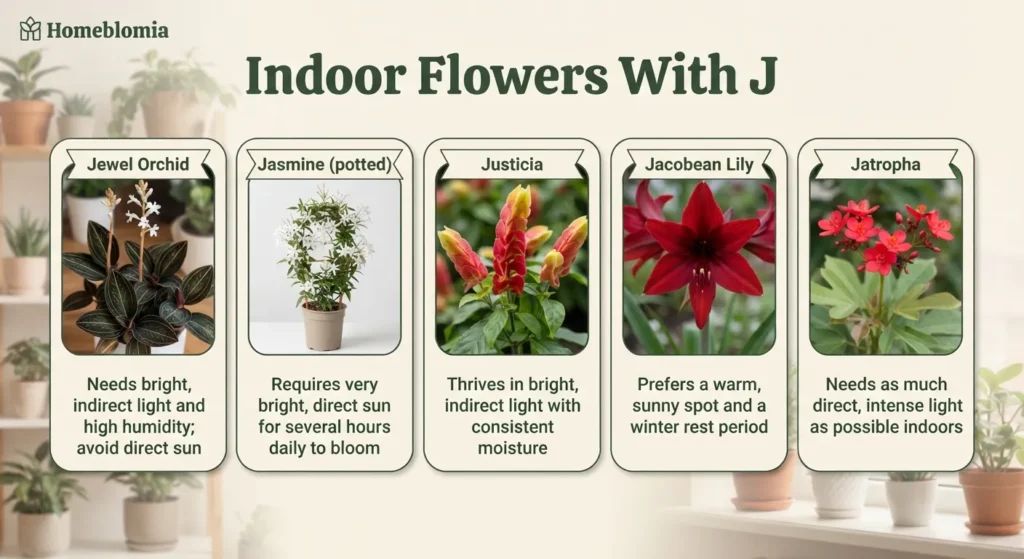 Indoor Flowers That Start With J