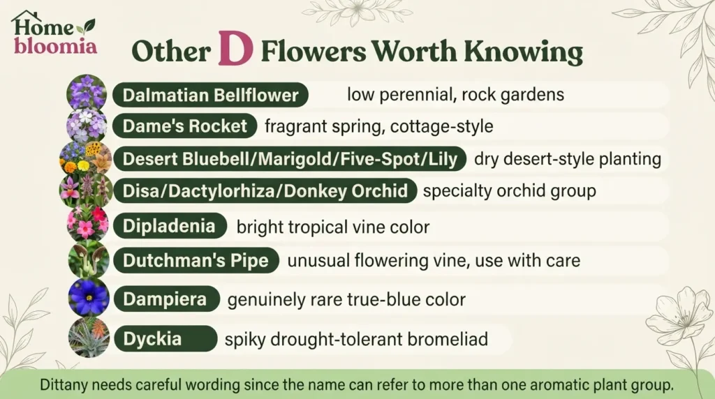 Other D Flowers Worth Knowing