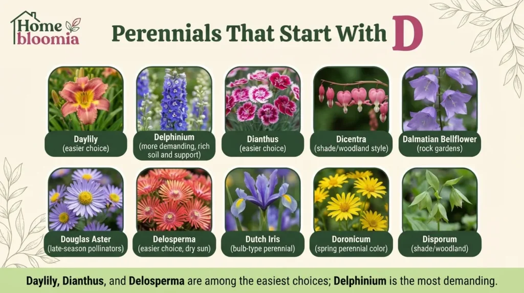 Perennials That Start With D