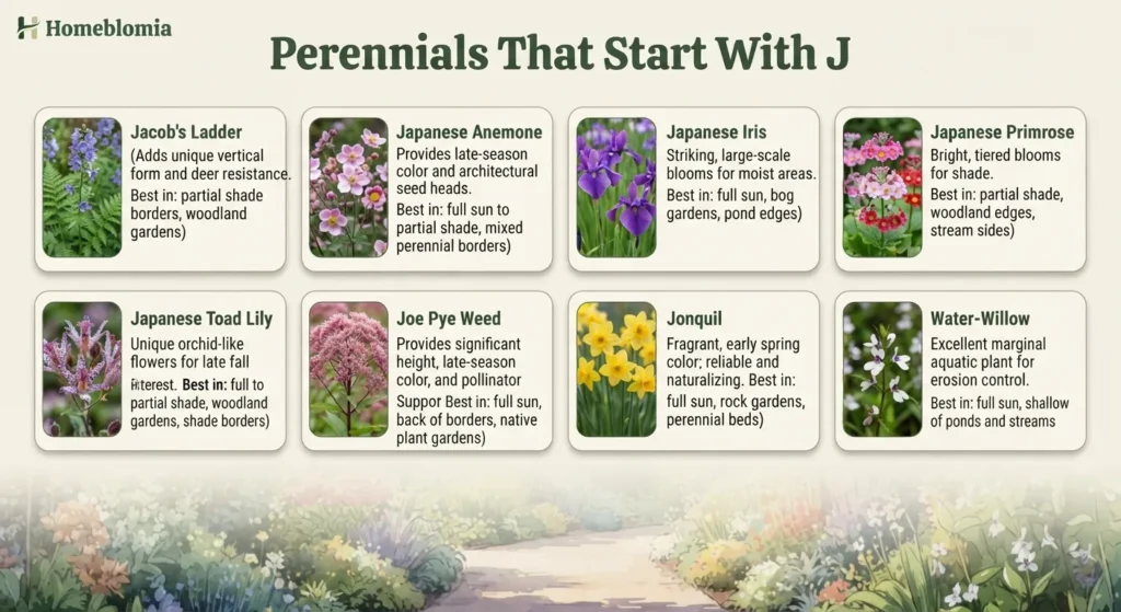 Perennials That Start With J