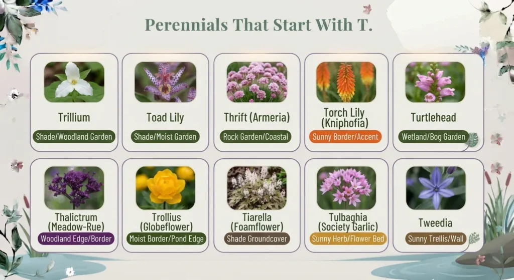 Perennials That Start With T