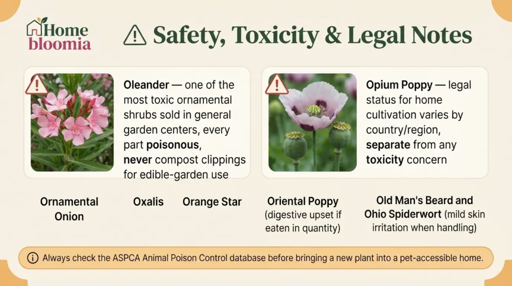 Safety, Toxicity & Legal Notes