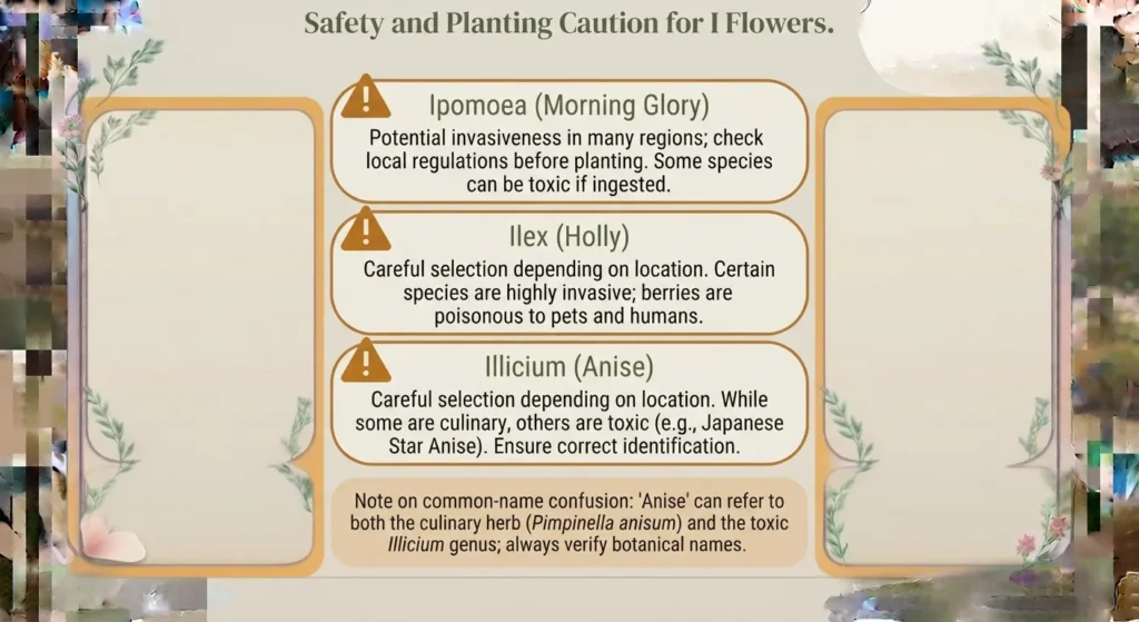 Safety and Planting Caution