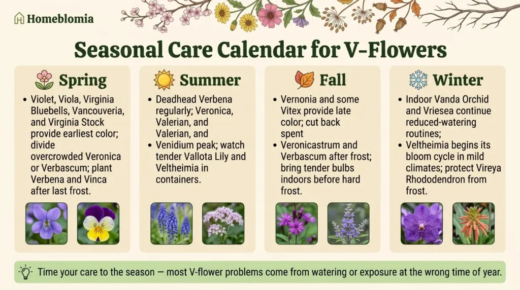 Seasonal Care Calendar