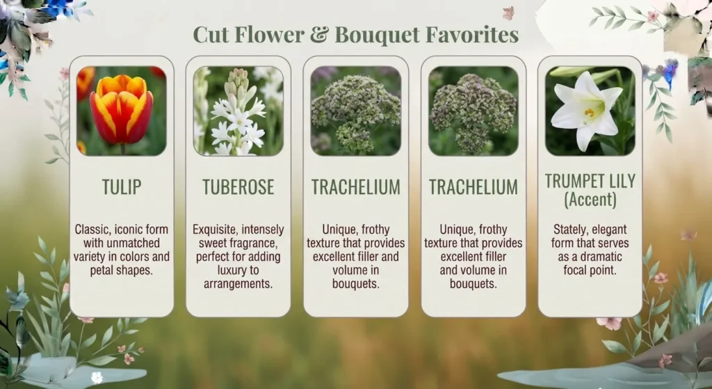 Cut Flower and Bouquet Favorites