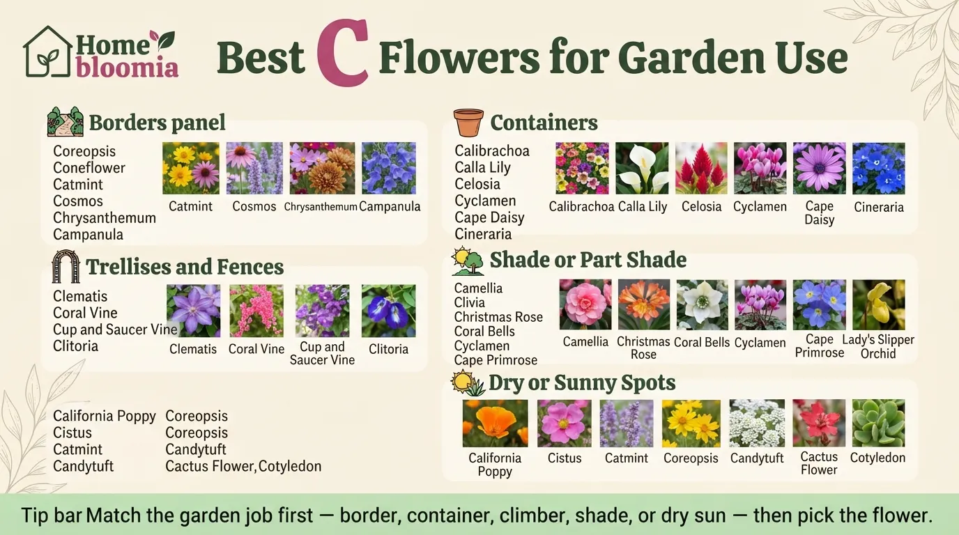 flowers that start with c
