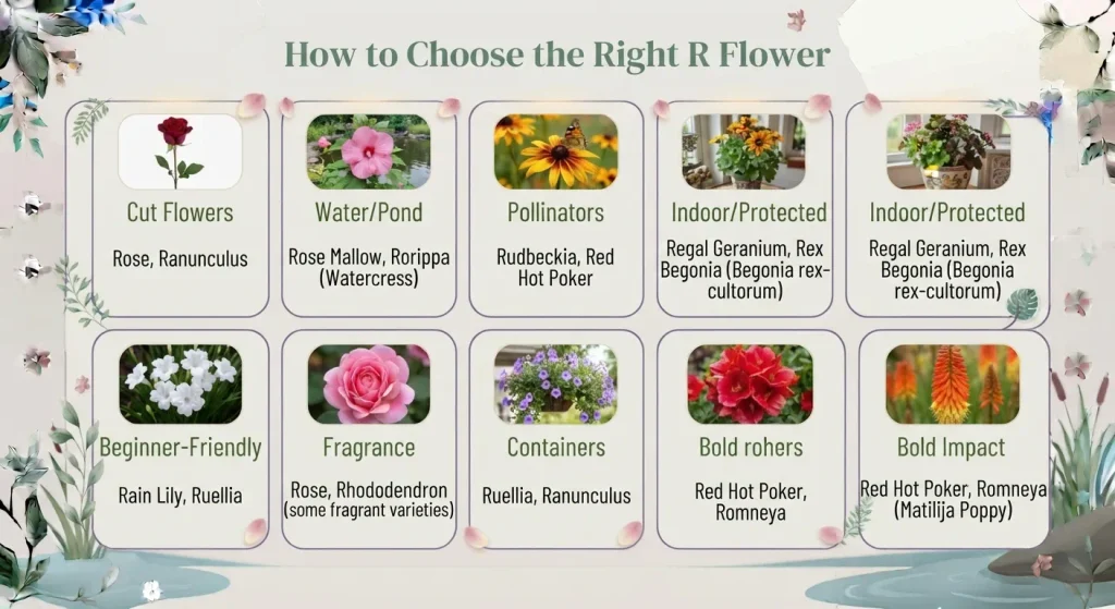 How to Choose the Right R Flower