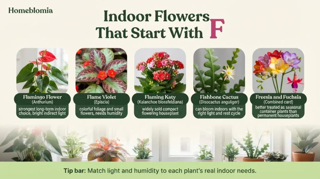 Indoor Flowers That Start With F