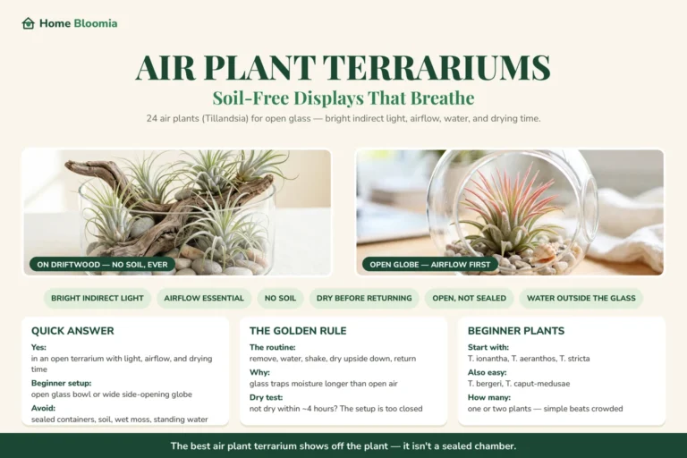 Best Air Plants for Terrariums