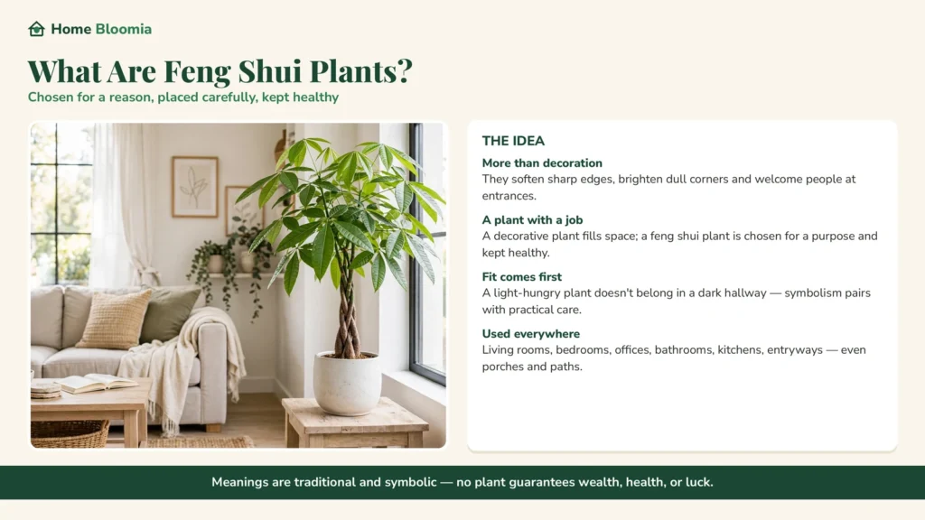 what are feng shui plants