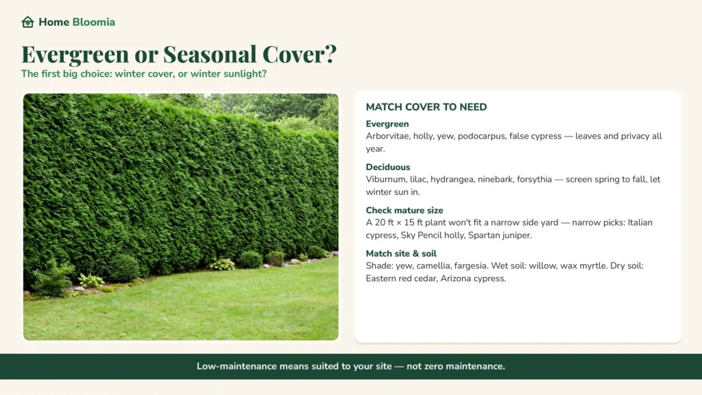 Evergreen or Seasonal