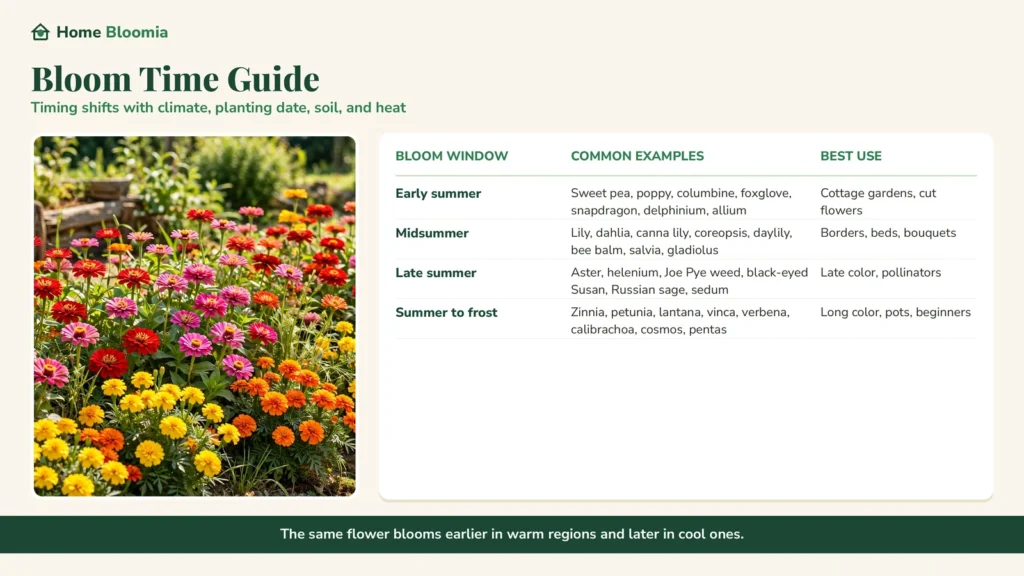 bloom time guide