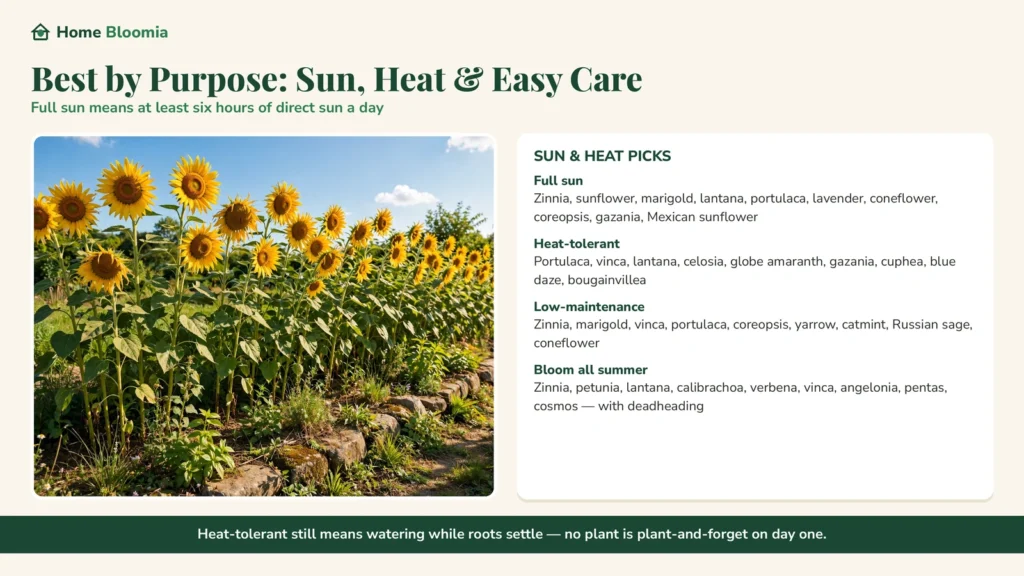 by purpose sun and heat
