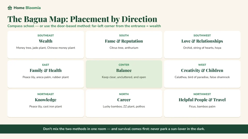 bagua placement map