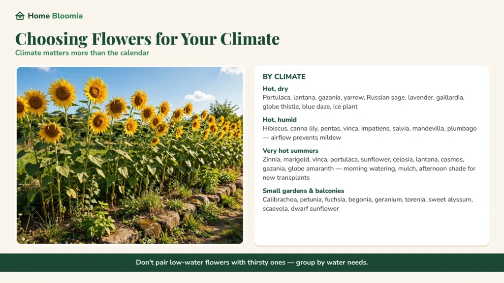 choosing for your climate