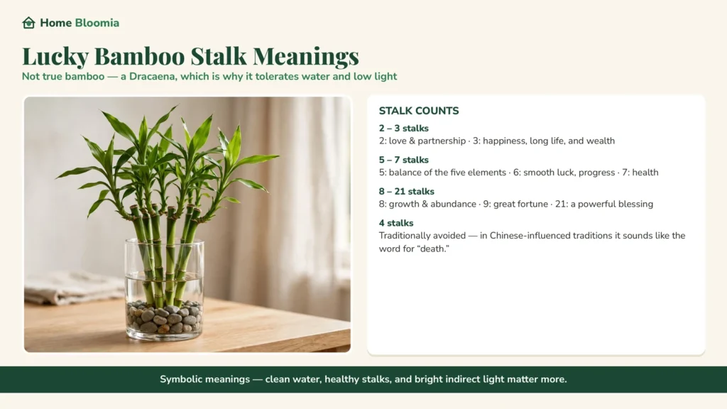 lucky bamboo stalks